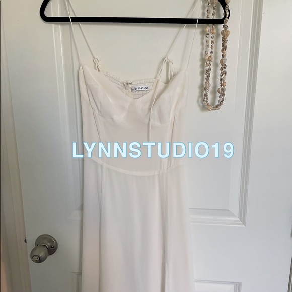 New Reformation Juliette Dress Ivory - Picture 5 of 6